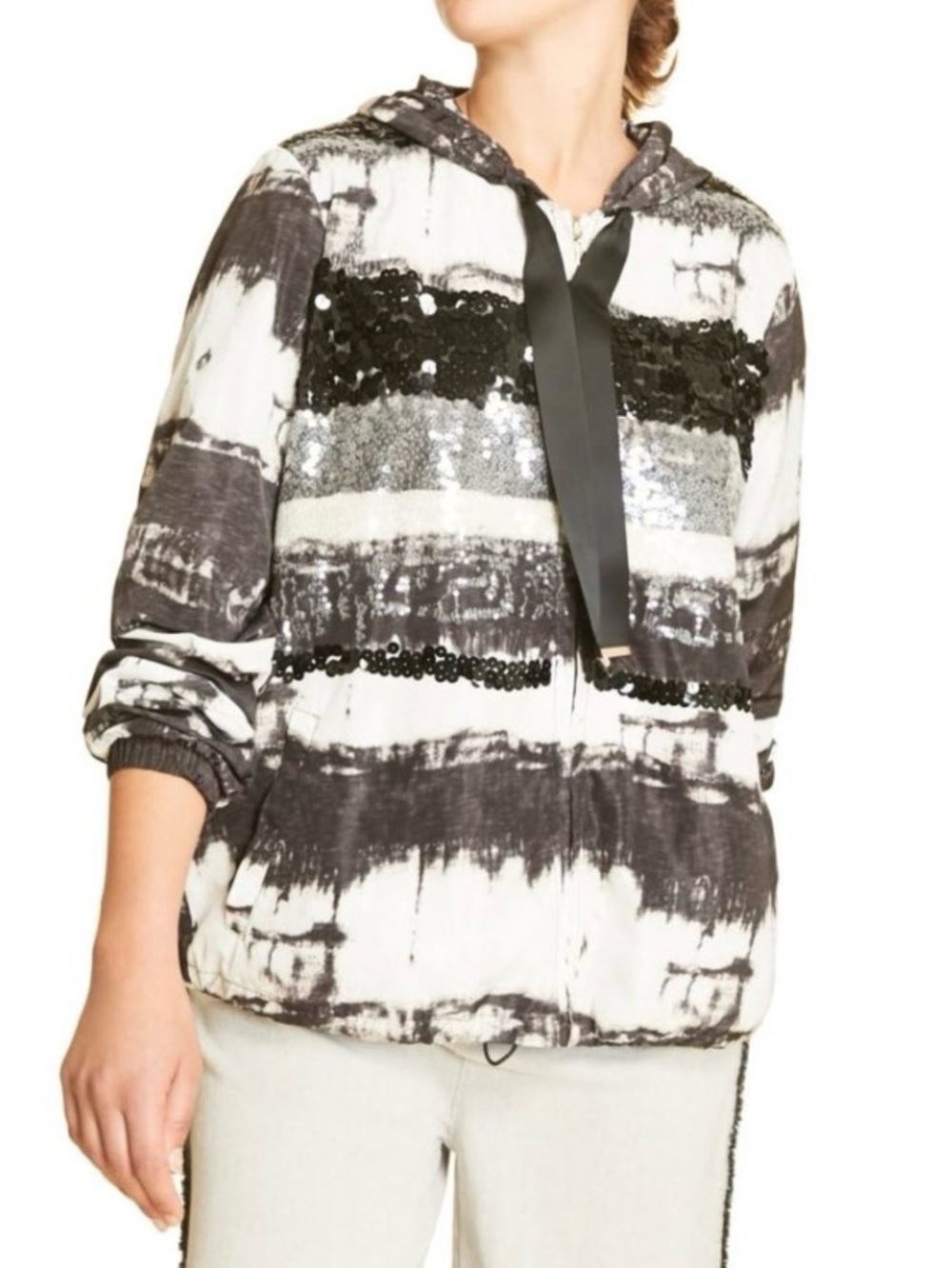 Marina Rinaldi Tabella Hooded Windbreaker NWT- 16